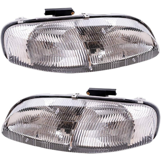 Headlight headlamp replacement for driver seats and passenger seats 95-01 Chevrolle Lumina 95-99 Monte Carlo 10420375 10420376