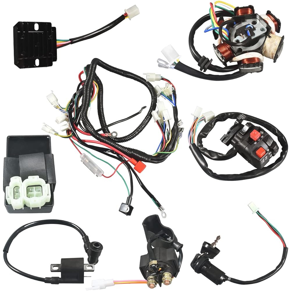 STHUS wiring harness wire room stator Electrical GY6 150cc 125cc for buggy scooter