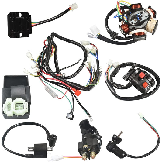 STHUS wiring harness wire room stator Electrical GY6 150cc 125cc for buggy scooter
