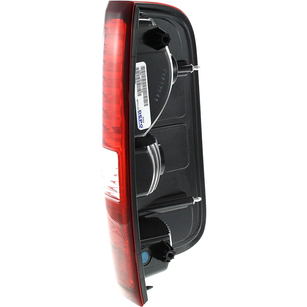 Taill Light Lens and Housing 2004-2006 Ford F-150 Red/Clear Style Side Side New Body Style-CAPA 2 set passenger seat and driver's seat side