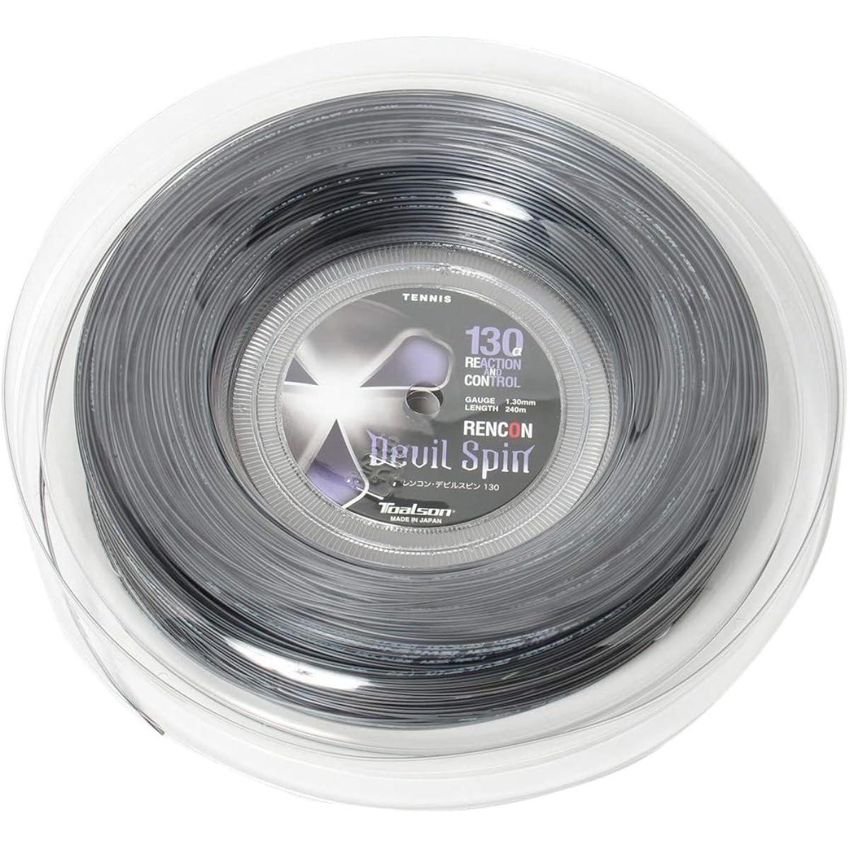 TOALSON Lotus Root Devil Spin 130 Black 240m 7353012K