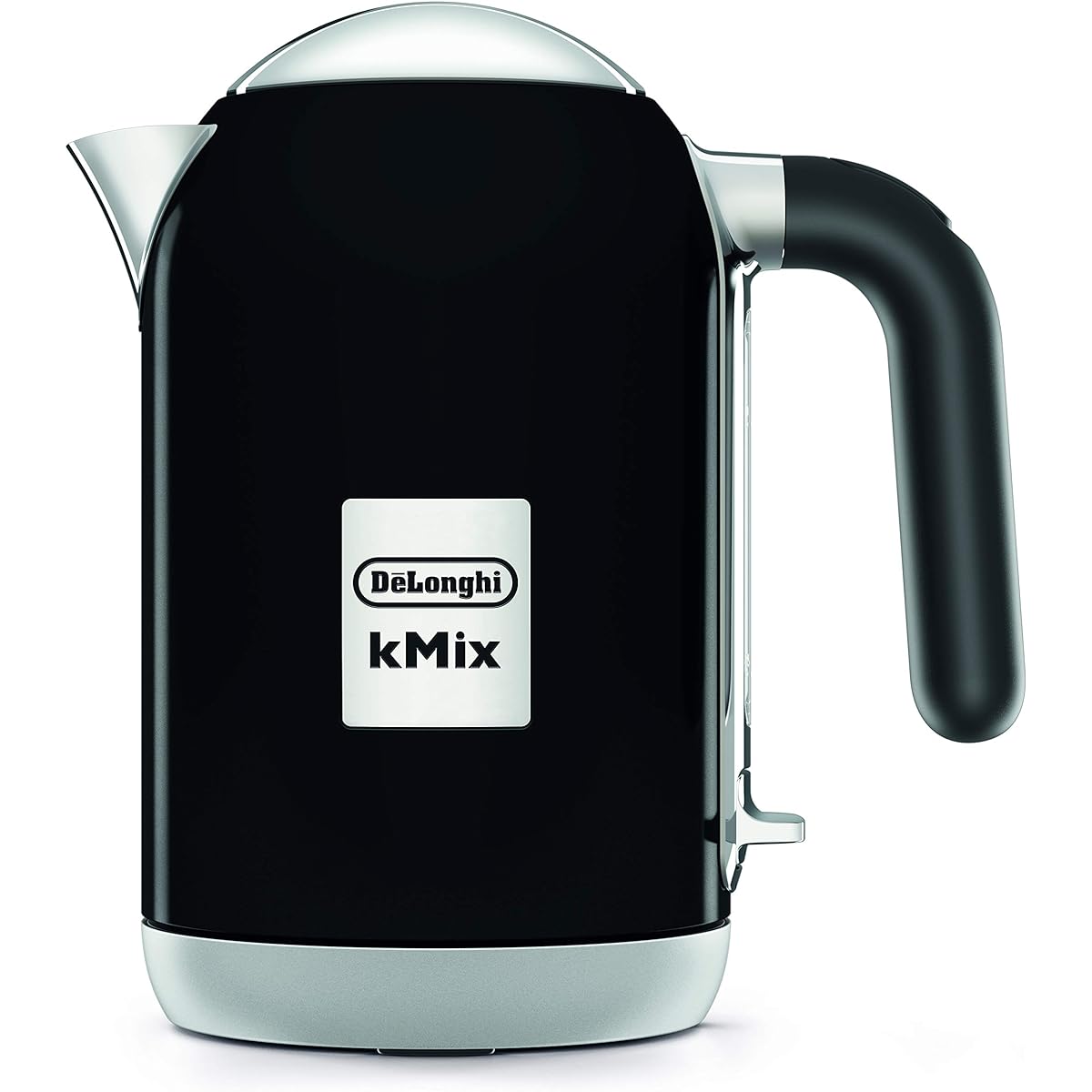 DeLonghi De'Longhi Electric Kettle KMix [kMix] ZJX650J-BK Stainless Steel 1.0L One Push Open Foreign Matter Prevention Filter Easy to See Water Meter Easy Care [Rich Black] 3 Year Warranty with Family Registration