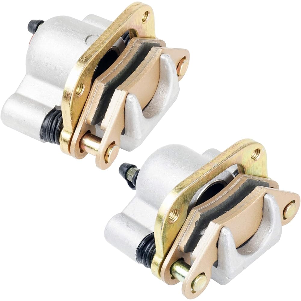 Caltric Front Left and Right Brake Caliper with Pad Compatible with Polaris Xplorer 300 Xpress 300 1996-1999