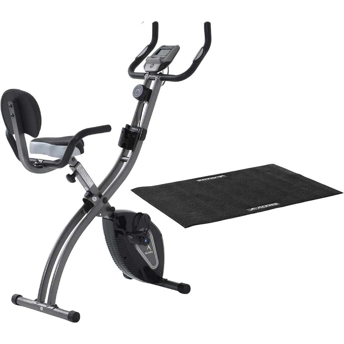 ALINCO Fitness Bike Comfort Bike Foldable AFB4520K Mat Set