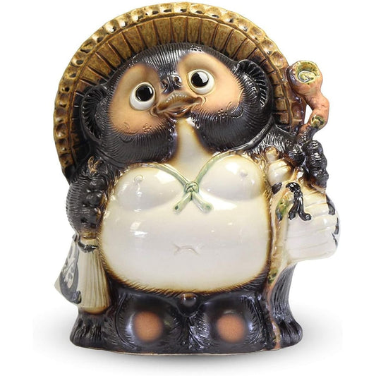 CtoC JAPAN Select Shigaraki Yaki Tanuki Ornament SA20-4 Pottery Width 36cm x Depth 25cm x Height 42cm Fukufuku Tanuki No. 13 Stylish Pottery 4510542199873