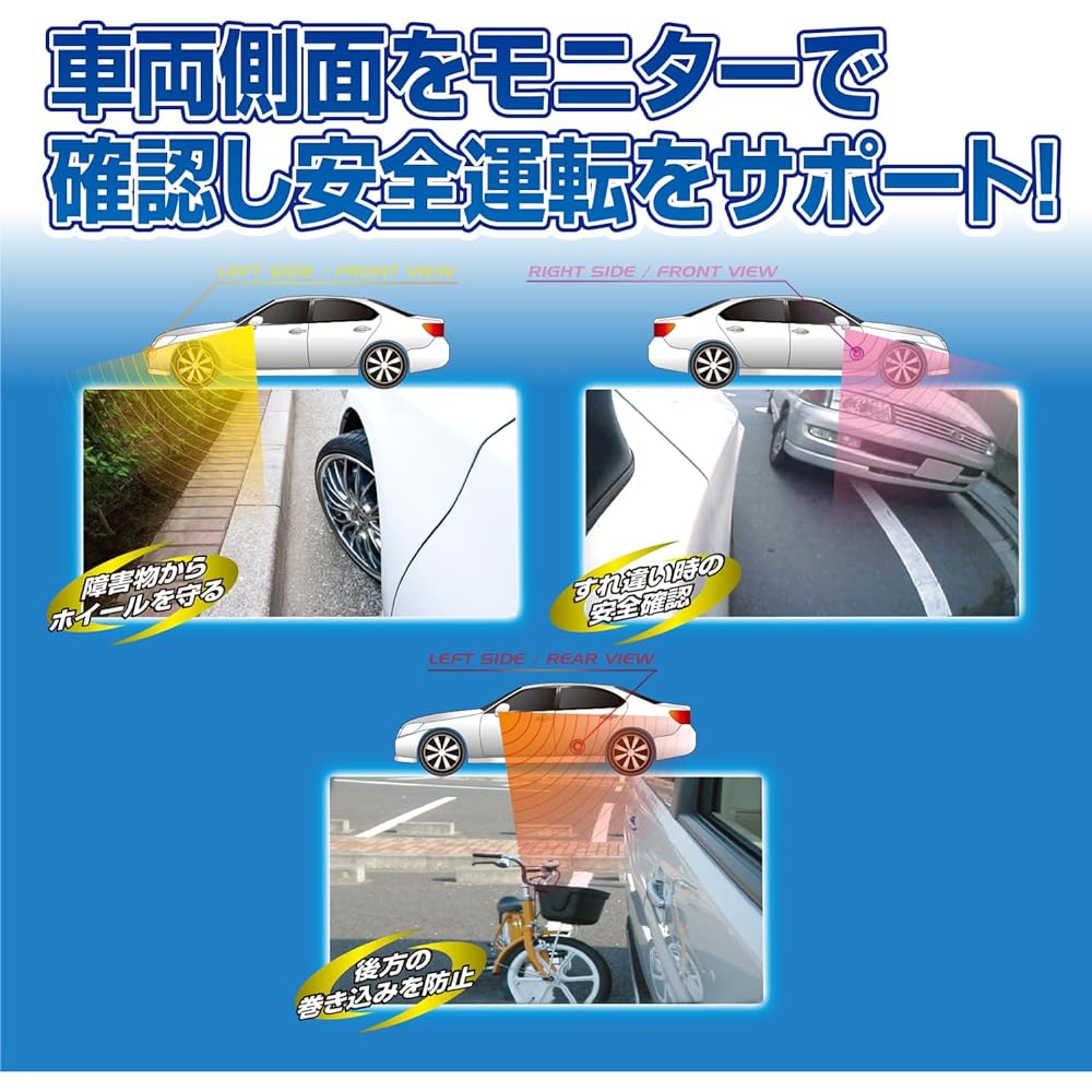 Data system Side view camera General purpose type Horizontal angle of view 110° SVC260II Datasystem