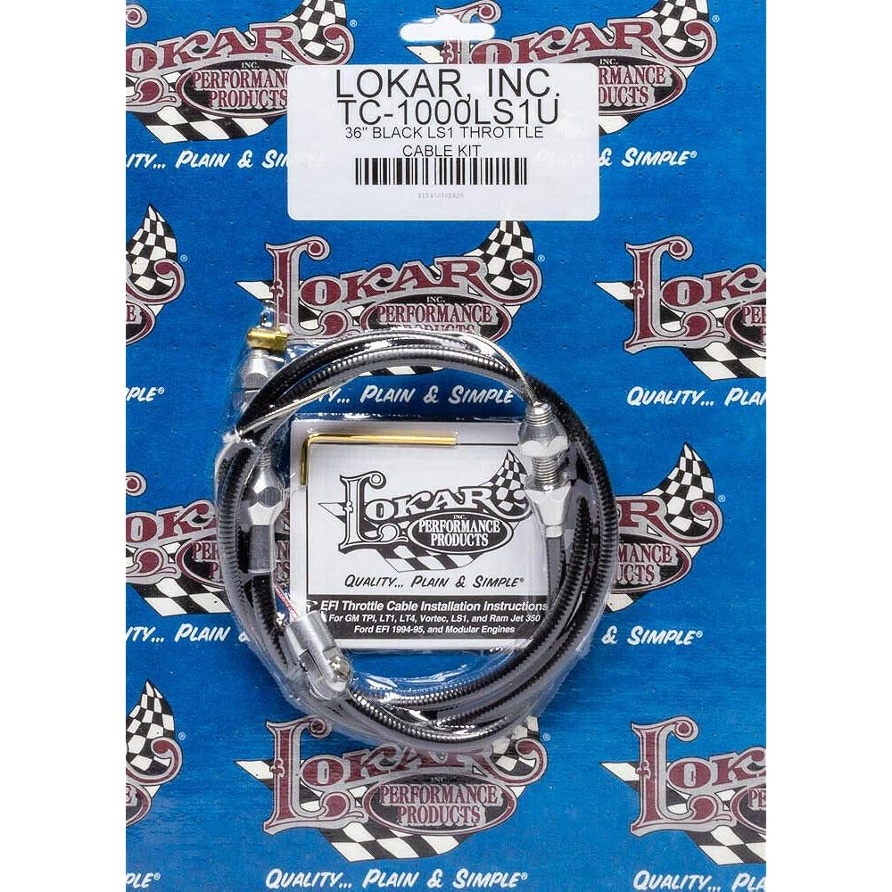 Throttle cable kit conversion Swap black LOK-TC-1000LS1U Camaro Firebird for LS