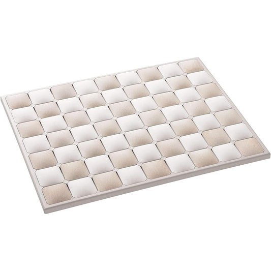 Tenma Diatomite Bath Mat Light Brown L PORISH Premium