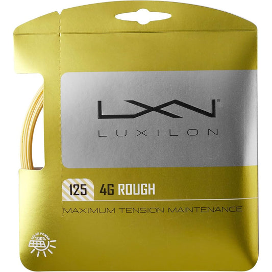 LUXILON Tennis String Gut Single Tension/200m Reel 4G [125/130/Rough 125/Soft 125] Mono Filament