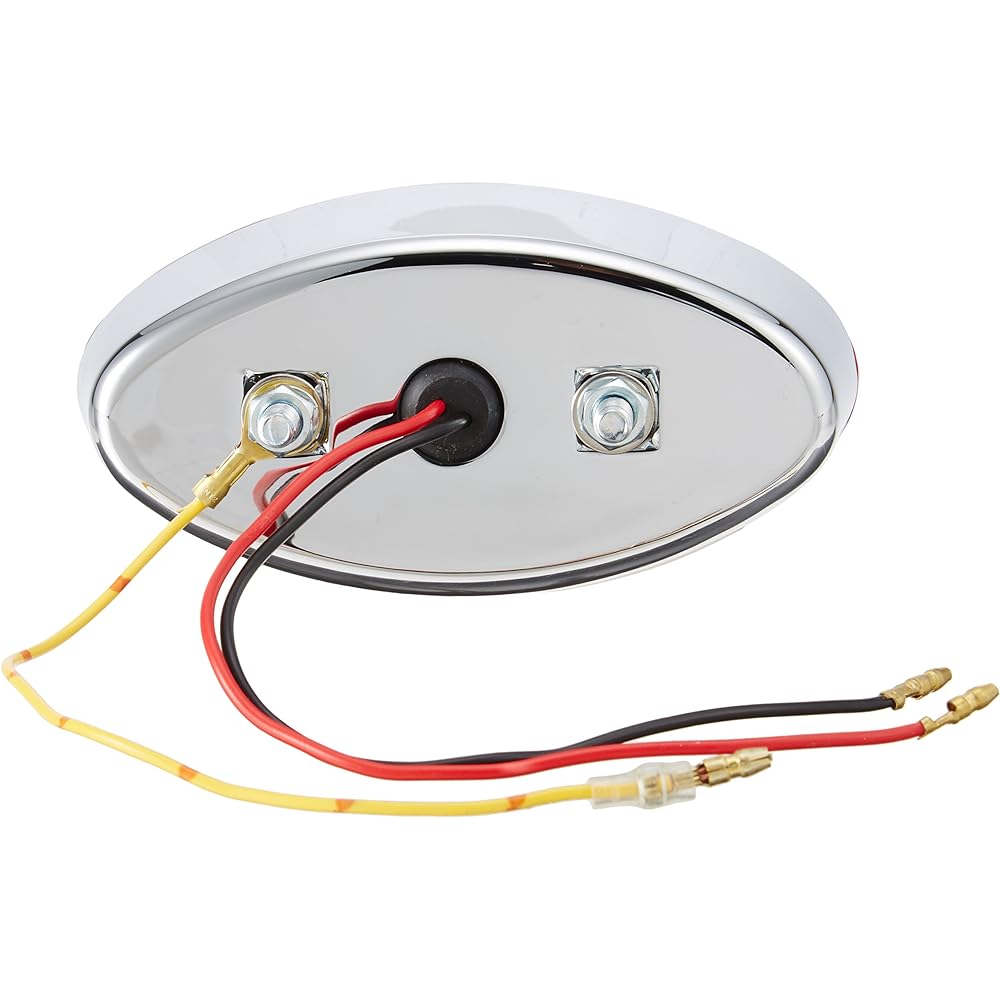 Kijima Motorcycle Bike Parts Tail Lamp Assy American Cat's Eye Plated 218-3005