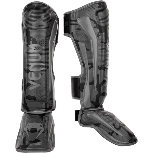 VENUM Elite Shin Guards Black/Dark Camo VENUM-1394-536