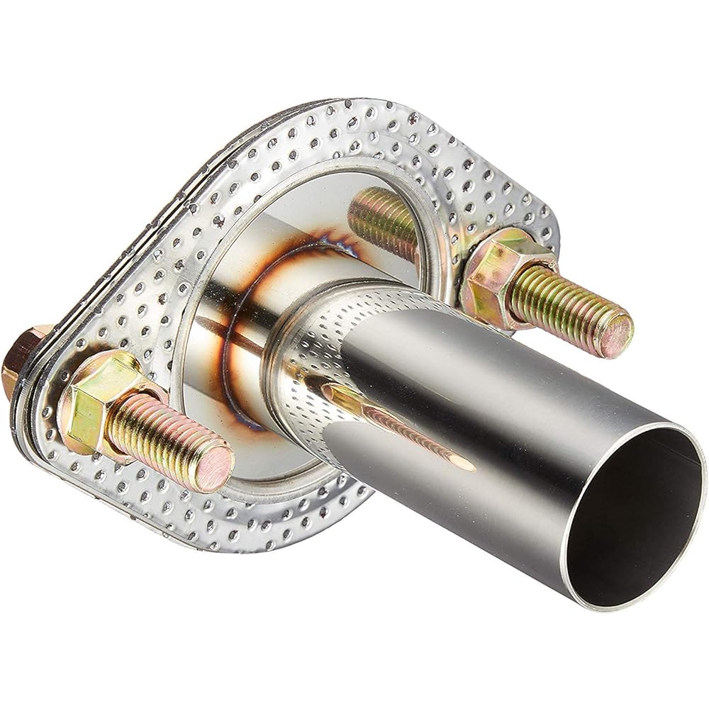 fortune JDM Stainless Flange Silencer Intermediate Pipe Size Diameter 50-60mm JFS-5060