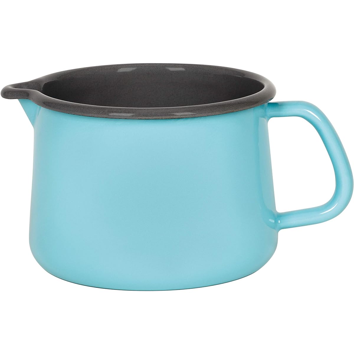 RIESS Mug Crystal Blue 1kg Beak Pot 12cm 1L 0672-037