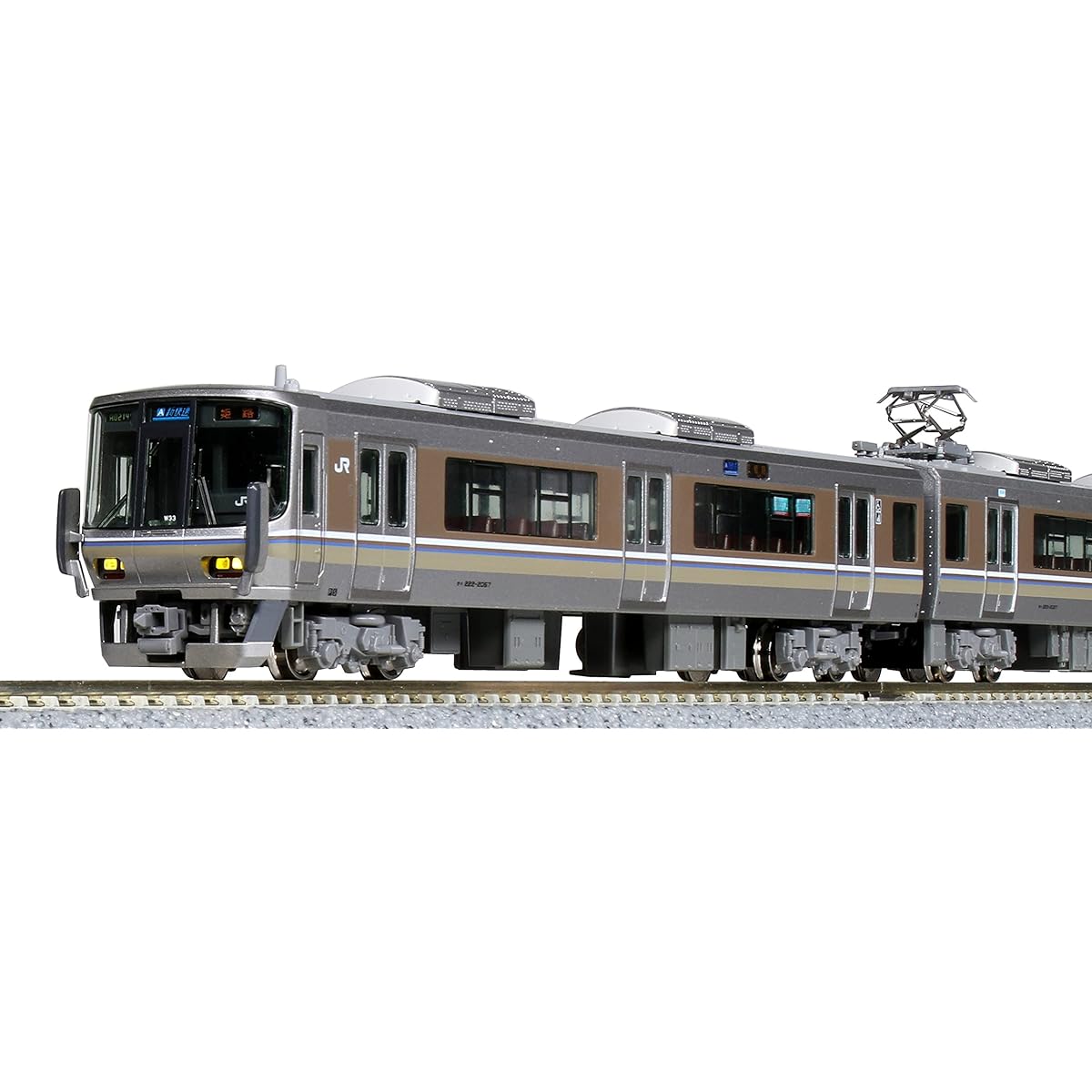 KATO N Gauge 223 Series 2000 Series New Rapid 8-Car Set 10-1899 Railway Model Train