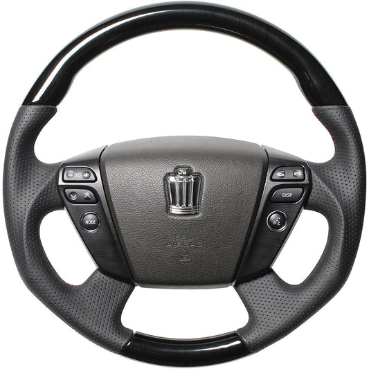 REAL Steering [Crown (200 series)] Royal Black Wood H20-RKW-DW