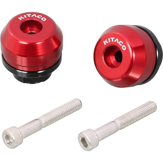 KITACO Bar End Cap (Red) CT125 Hunter Cub (JA55/JA65) Ducks 125 (JB04) Super Cub C125 (JA48/JA58/JA71) Cross Cub 110 (JA60) 506-1320920