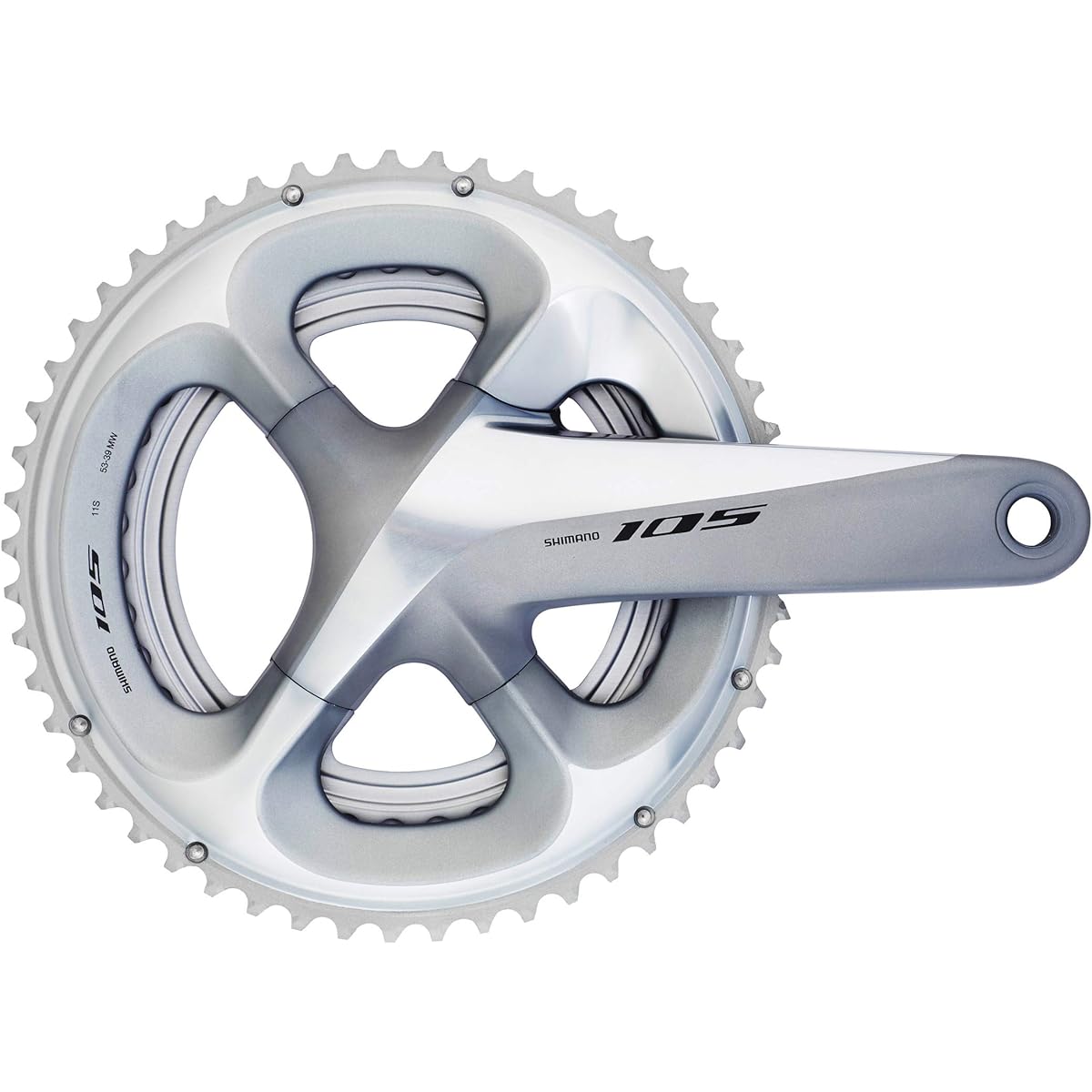 SHIMANO FC-R7000 Crankset IFCR7000CX39S Silver 170mm 53x39T