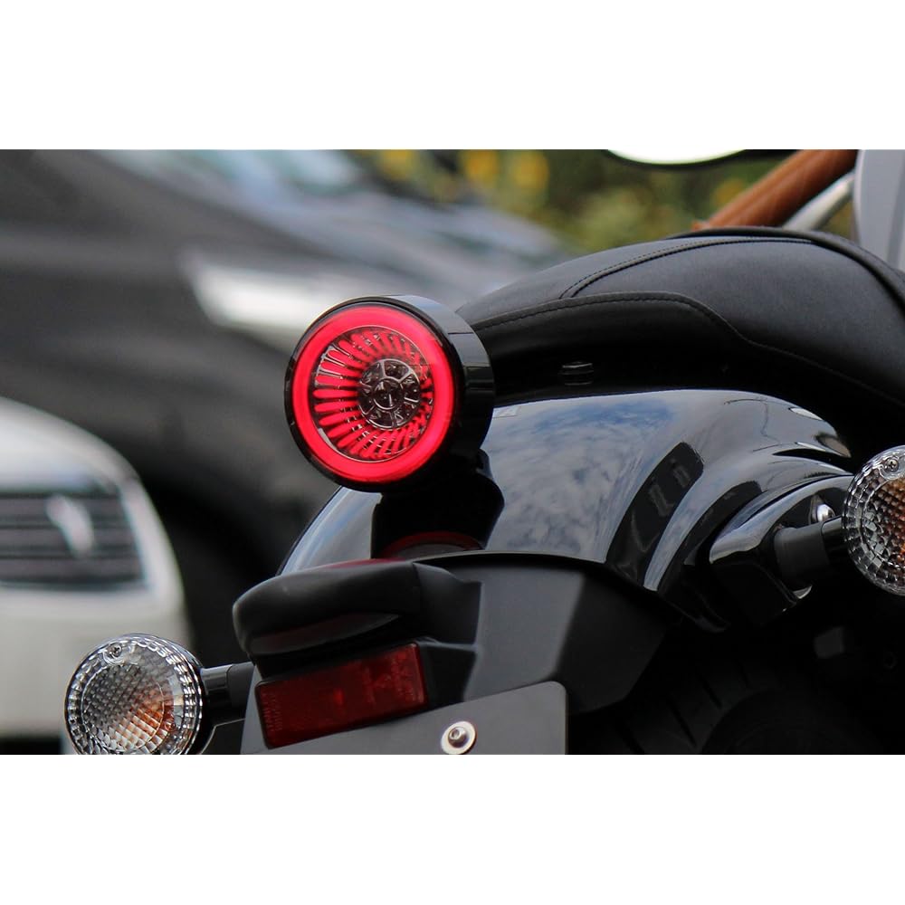 Kijima Motorcycle Tail Lamp LED BOLT XSR900 LED Tail Lamp Unit Black/Smoke YAMAHA 217-7019