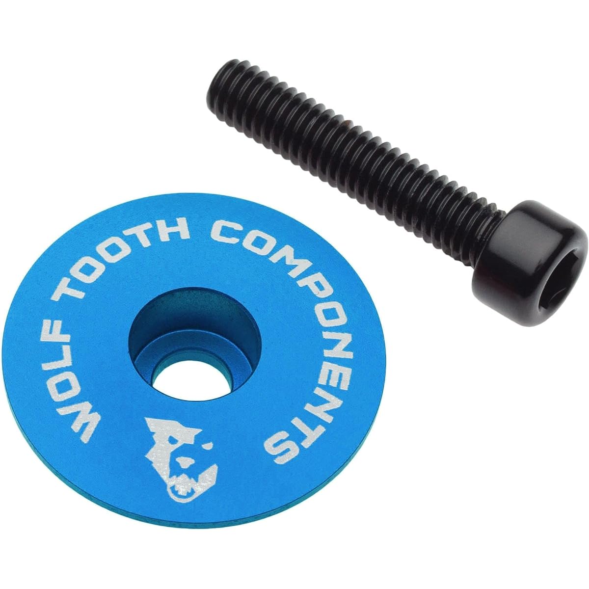 Wolf Tooth Ultralight Stem Cap Blue