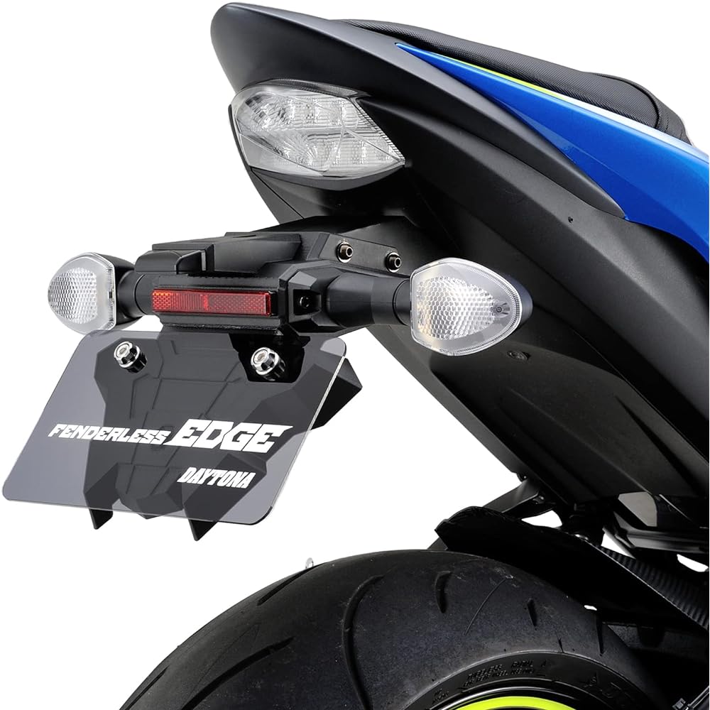 Daytona Motorcycle Fenderless GSX-S1000/F(15-18) LED License Lamp & Reflector Included Fenderless EDGE 25771 Black