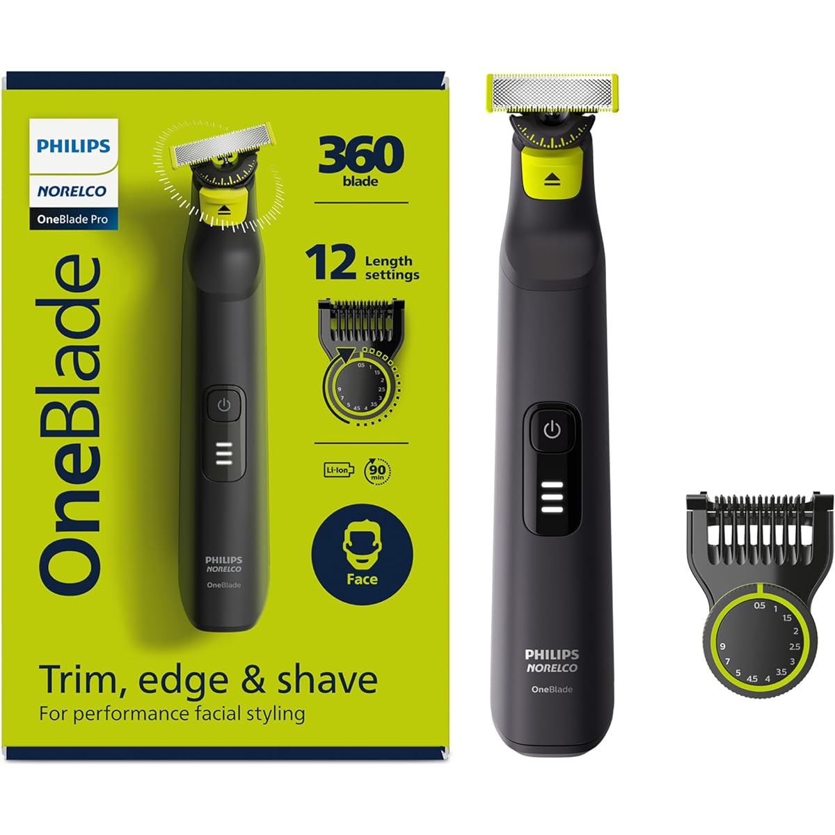 Philips Norelco OneBlade Pro Hybrid Electric Shaver & Trimmer QP6531/70
