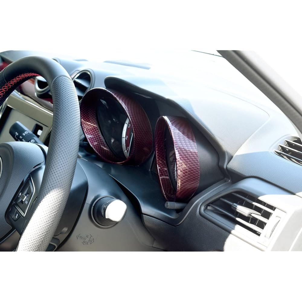 SecondStage Suzuki Swift Sport ZC33S Swift Meter Panel Red Carbon Style S033D1R