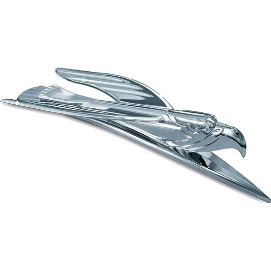 KURYAKYN 7333 Motorcycle Acent Accessory: Front Fender Deco Eagle Ornament Chrome