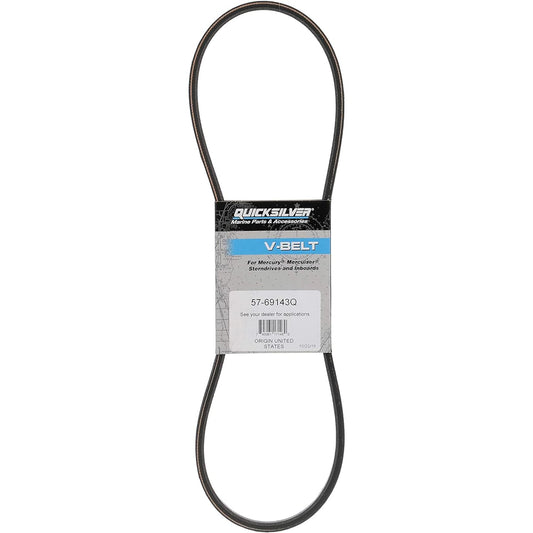 QuickSilver V belt 69143-40 inch -Length 1, 016mm -Configuring on MercRuiser Stern Drive and Invading Engine