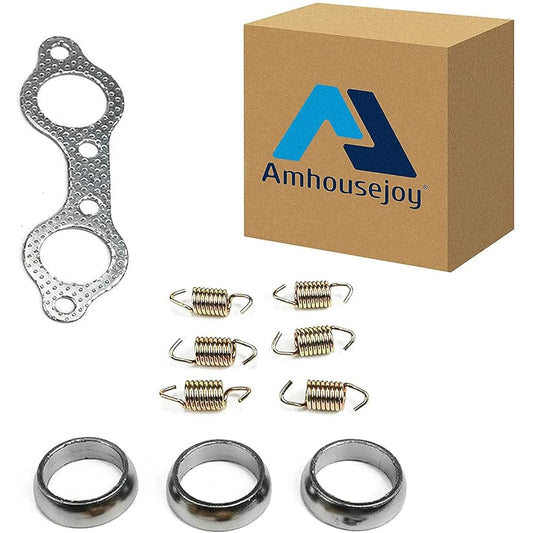 Amhousejoy Exhaust Pipe Donut Gasket for Polaris Ranger XP 800 4x4 EFI 2010-2012 Part Number 5243518 7041789 7041804 5250091 7041687