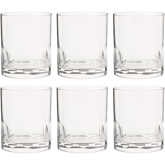 Toyo Sasaki Glass On the Rocks Glass 275ml Laut Made in Japan Dishwasher Safe Unbreakable 07116HS-E102