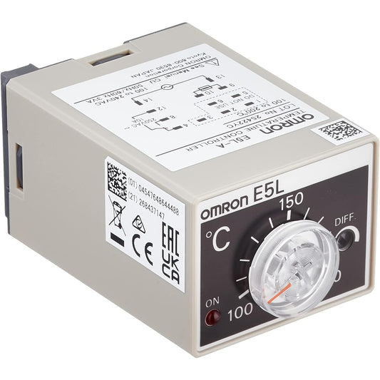 OMRON Electronic Thermo Plug-in Type ON/OFF Operation Relay 45 x 35mm E5L-A 100-200