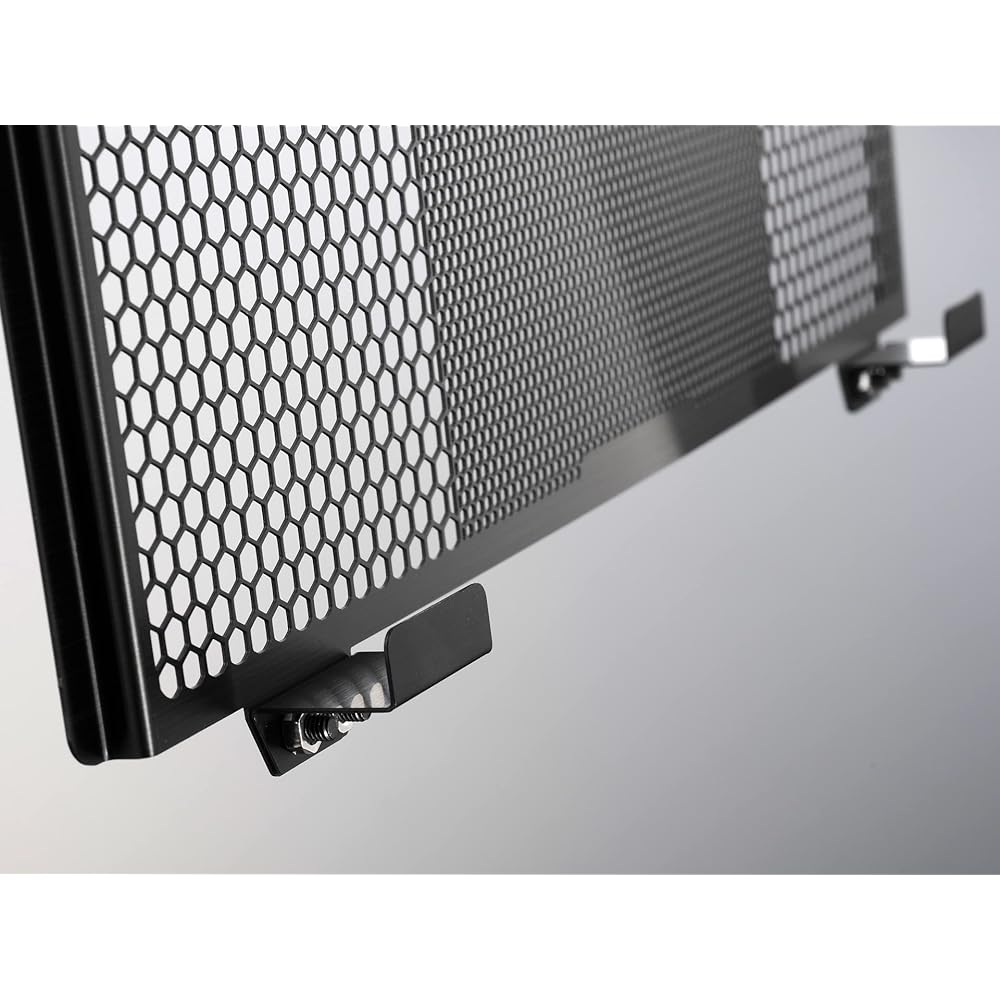 Etching Factory Radiator Core Guard Stainless Steel Emblem Black MT09 21/TRACER9 GT 21 RGY-MT09-01-SB