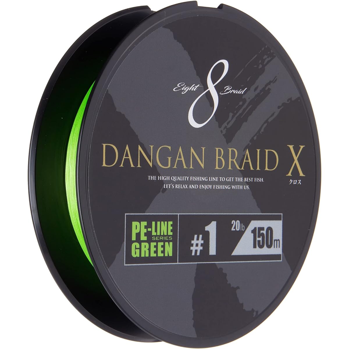 Major Craft PE Line Bullet Braid Cross 8 Braid Green 0.6~1.5 150m DBX8-150 GR