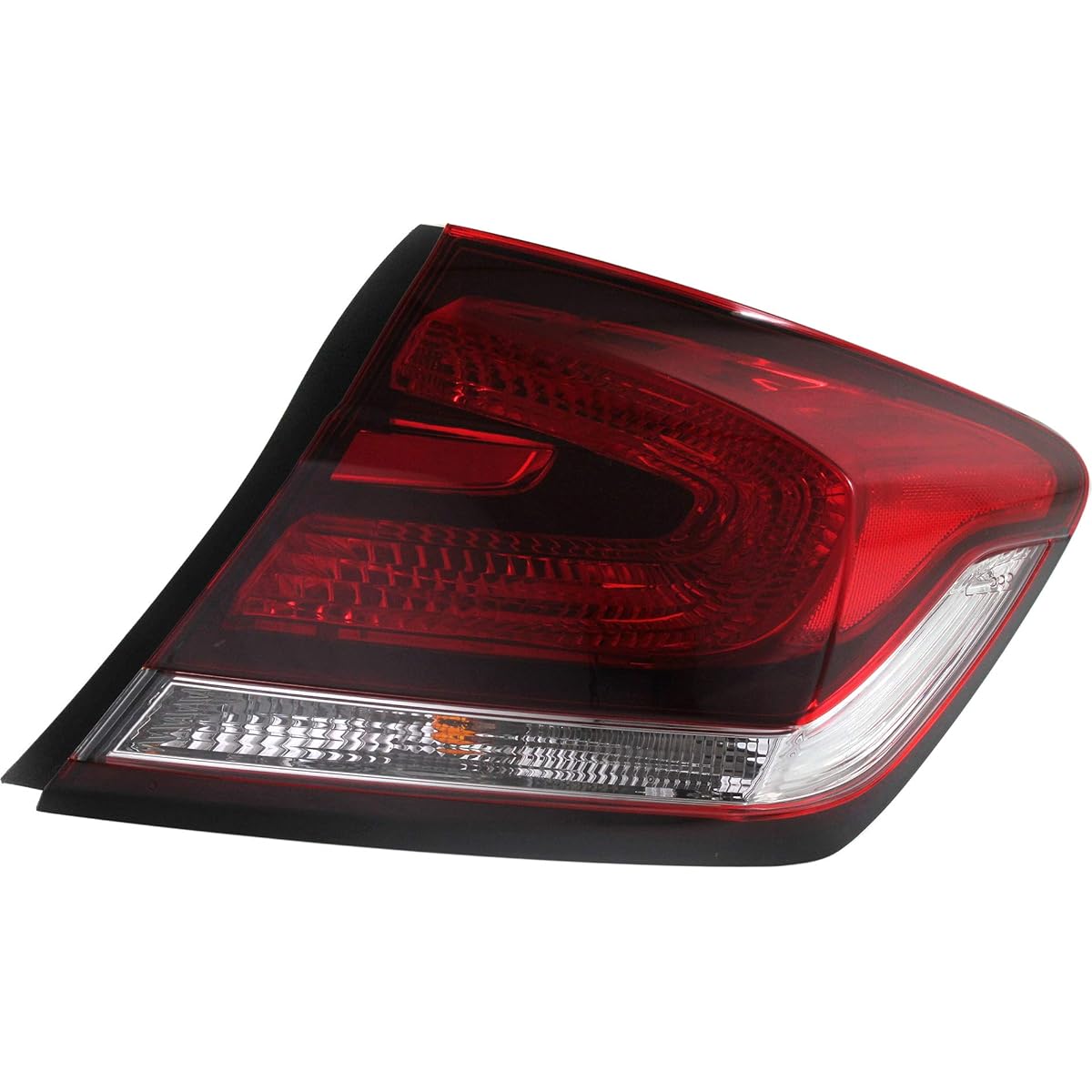 EVAN FISCHER side passenger side outer tail light assembly 2013-2015 Honda Civic Body mount with bulb