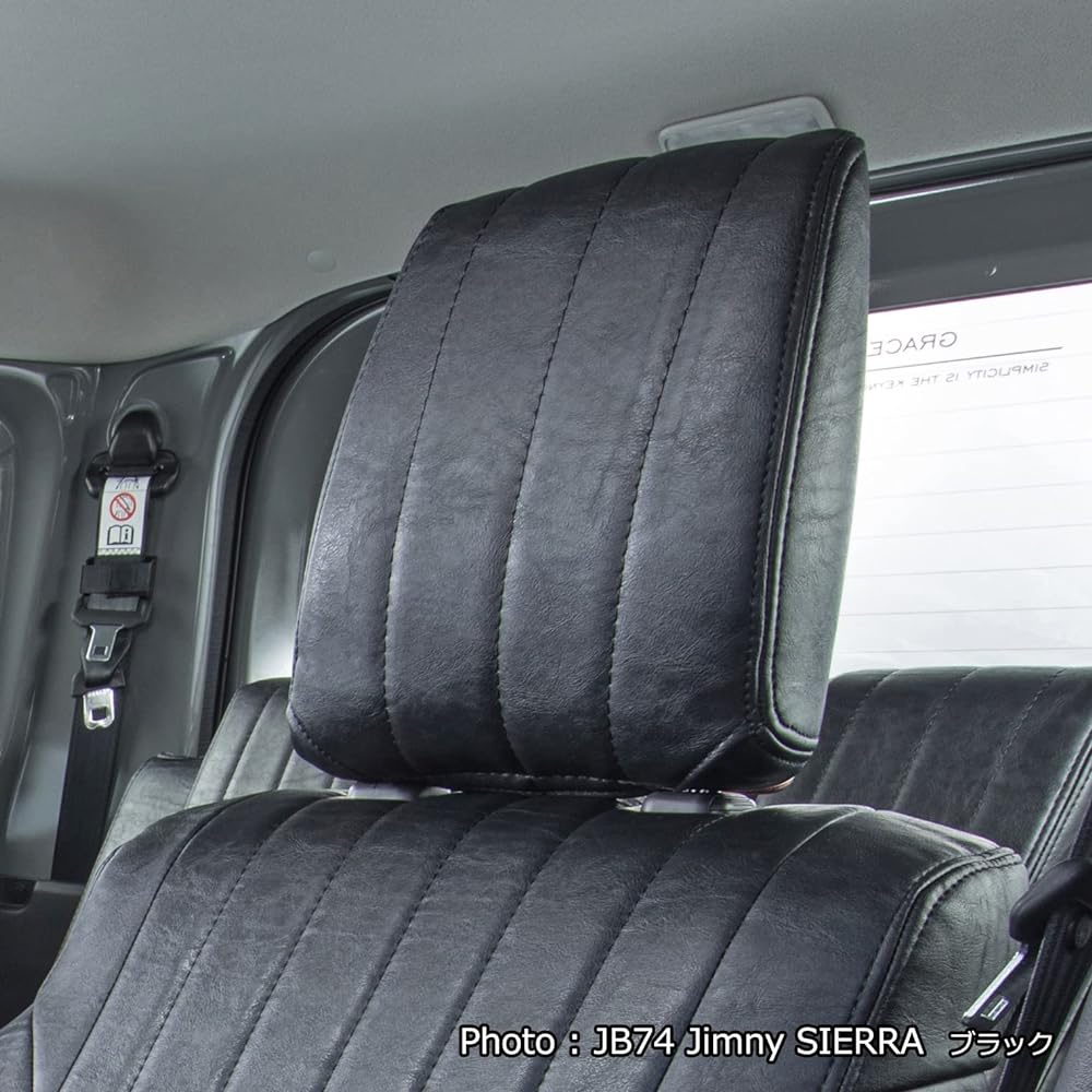 grace Seat Cover Classic Black JB64/JB74 Jimny/Sierra (S090-A H30.07~) CLA-S090ABK