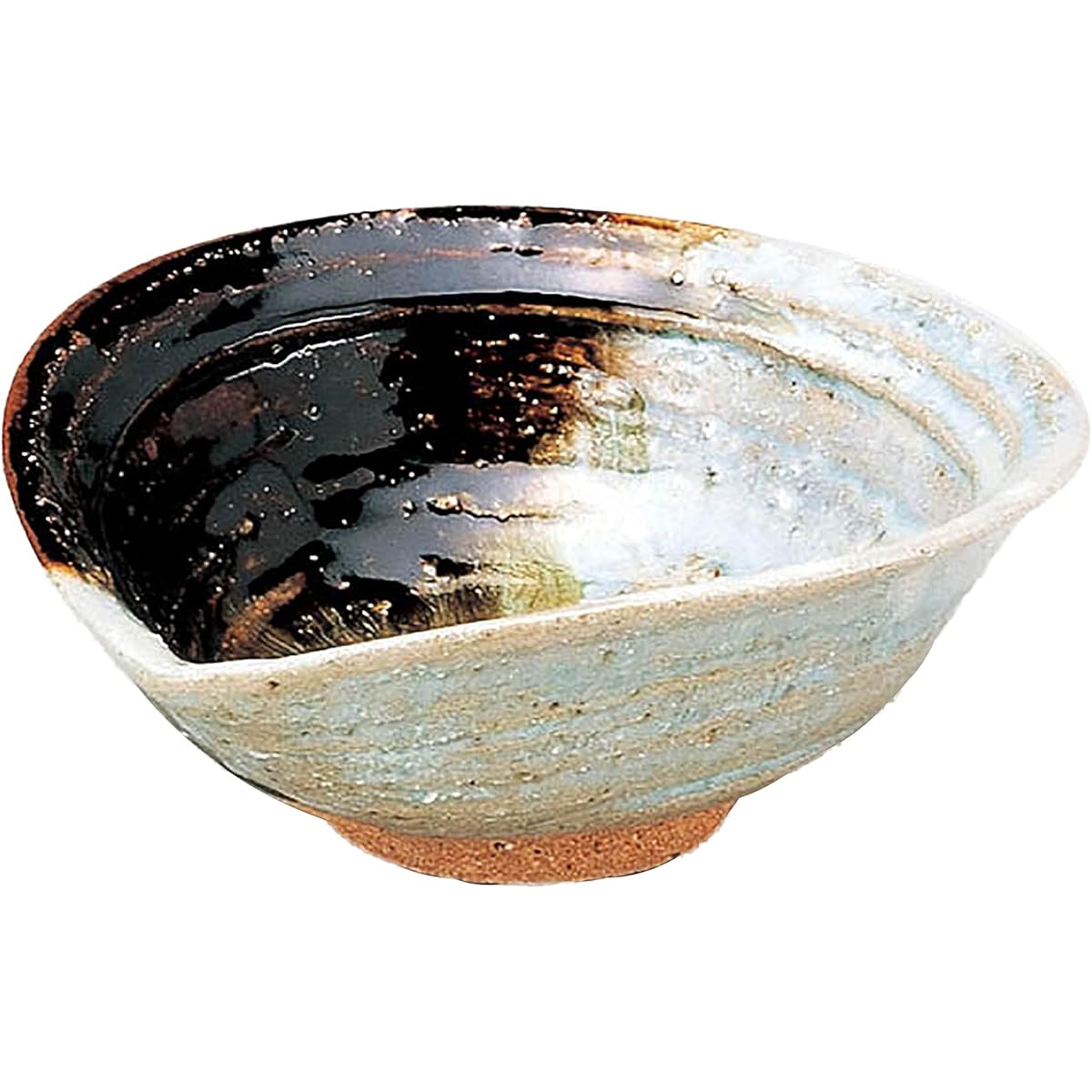 Tsutsuegama Korean Karatsu abalone shaped bowl