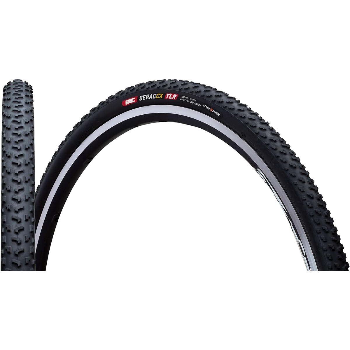 Inoue Rubber IRC tire bicycle SERAC CX TLR (Shiraku tubeless ready) 700×32C 1 piece