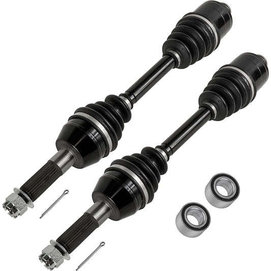 Caltric Rear Left and Right CV Joint Axle with Bearing Compatible with Polaris Sportsman 570 Efi 2014