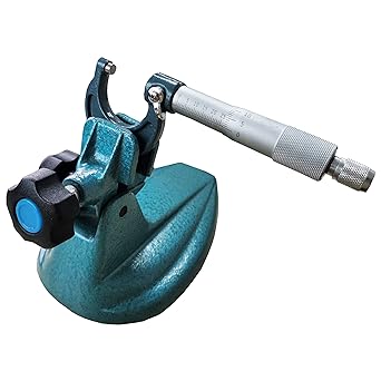 Texalan Precision micrometer holder stand base strong heavy heavy steel base 0-4 inch micrometer
