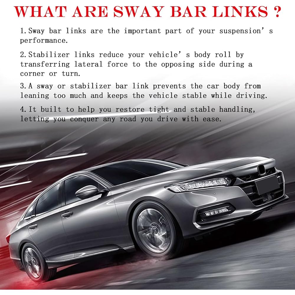 TUCAREST Front Stabilizer Swaver Link 2 K750523 12-20 K-IA Rio [14-18 Forte Soul] 14-20 Sportage /11-16 HY-UNDAI Elantra 5] 4830-0U000]