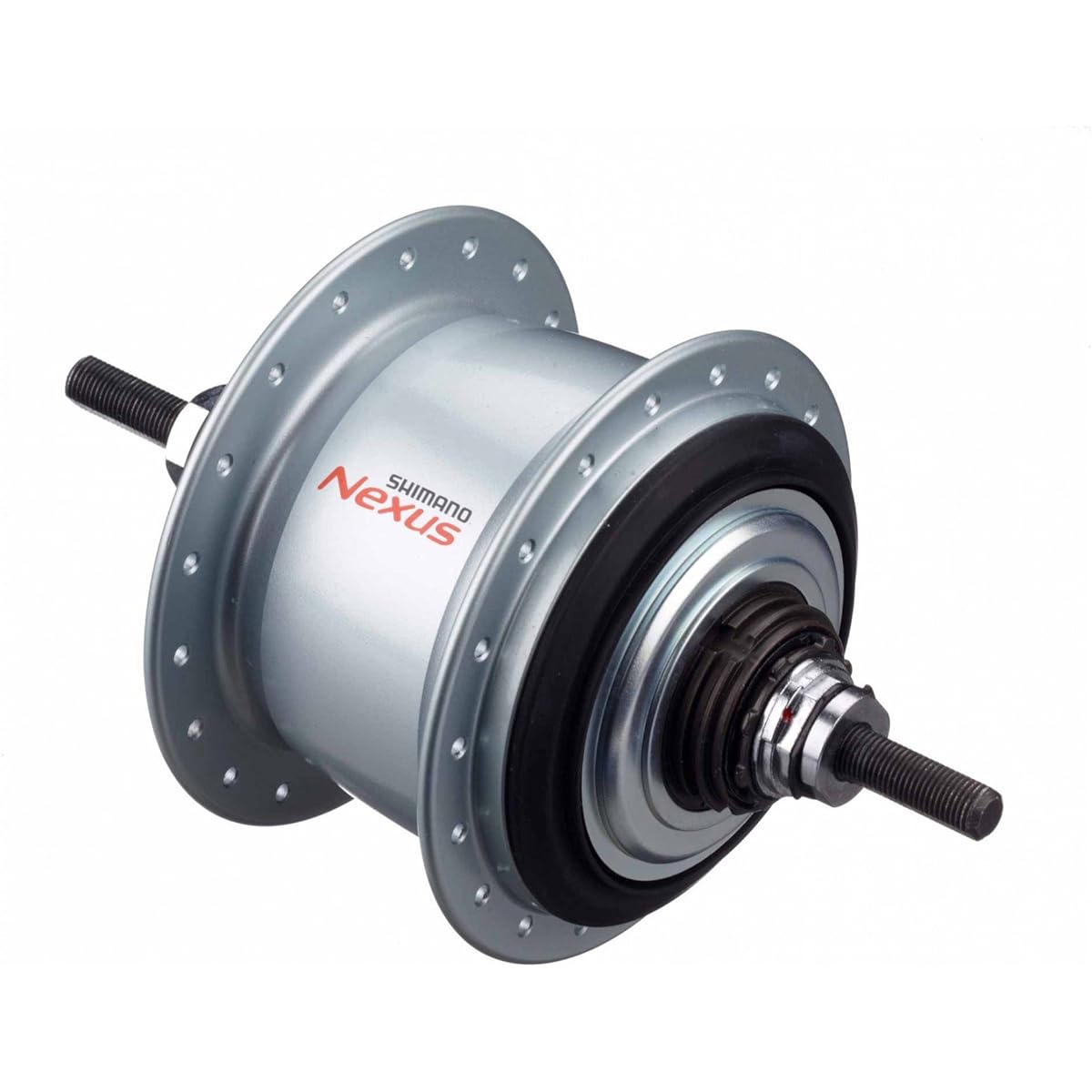 SHIMANO Internal 8-speed Shift Hub SG-C6001-8R Shaft Length: 203mm OLD: 132mm Roller Brake Compatible Silver KSGC60018RASB TOURNEY