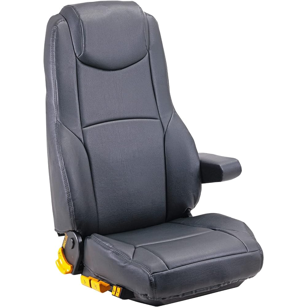 Miyabi Truck Supplies Truck Parts Truck Seat Cover Standard Seat Cover Driver Seat Only Black Five Star Giga (Year: R2/1~) TS-STI012B-BKR