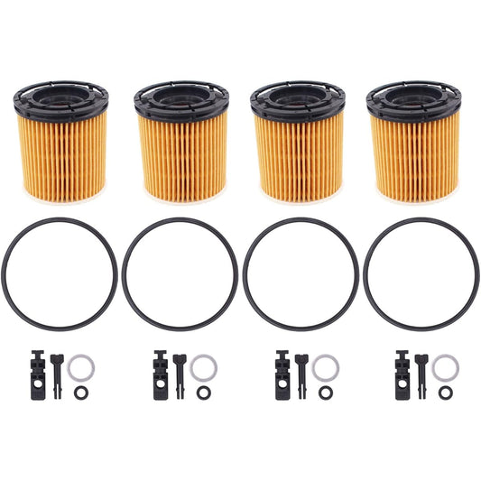 MOTOKU oil filter 4 pieces with pack seal KIA Rio K5 SORENTO Hyundai Accent Sonata Sonata Venue Elantor Kona Santa Fe 1.6L 2018-2023 26350-2m000