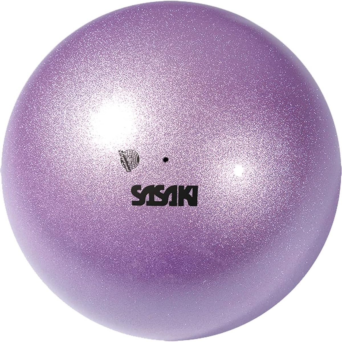 SASAKI Rhythmic Gymnastics Equipment Ball, International Gymnastics Federation Certified Product, Japan Gymnastics Association Certified Product, Metallic Ball, Diameter 18.5cm M-207M-F