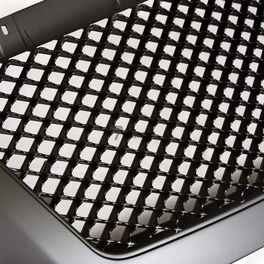 TLAPS 742240368367 2007-2014 CADILLAC ESCALADE/EXT Mat Black Mesh Front Bumper Grill