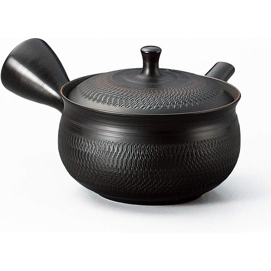 Yamakiikai Gyokuryu Kurobiri Vermilion Line Teapot Teapot 220cc