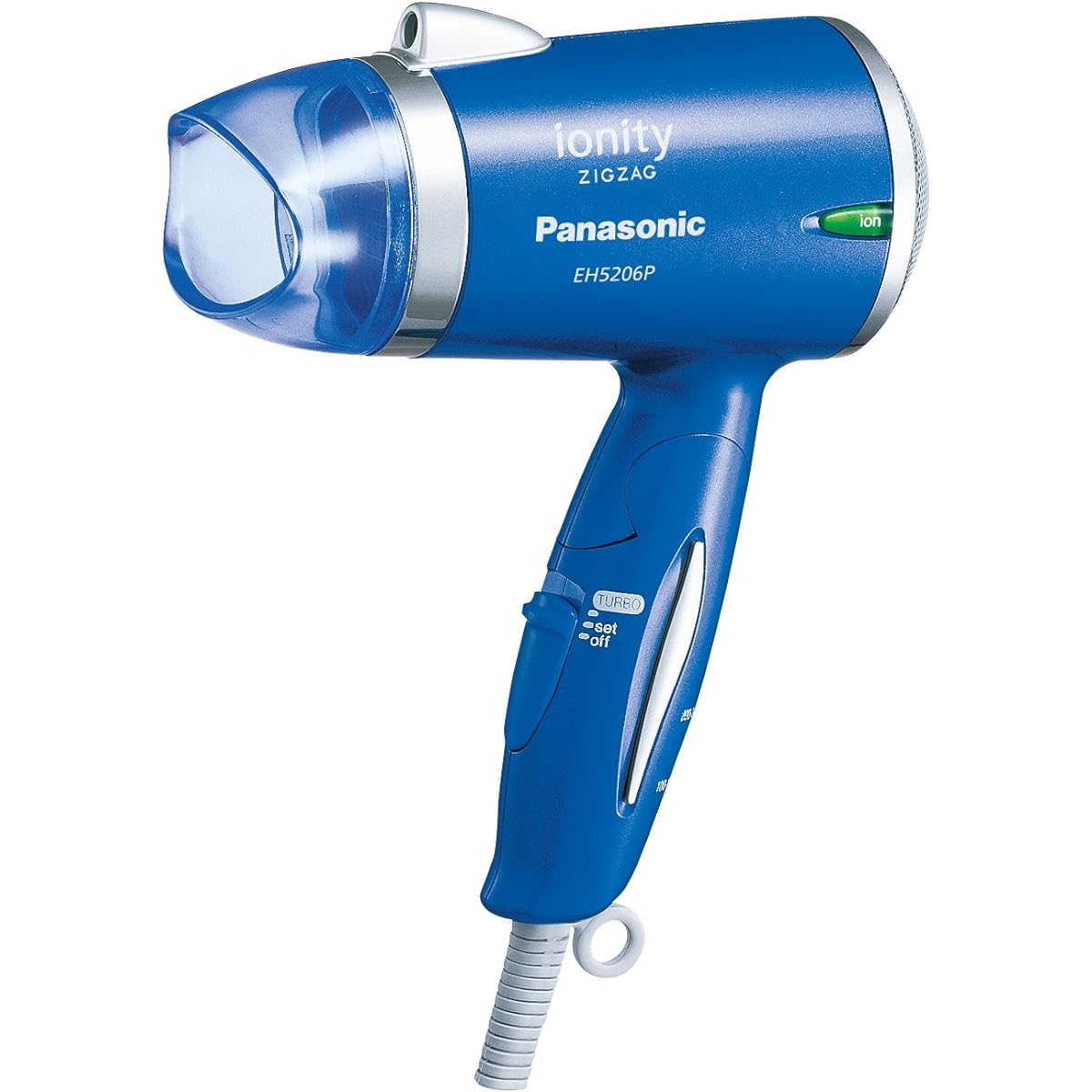 Panasonic Ionity Negative Ion Hair Dryer ZIGZAG Blue EH5206P-A