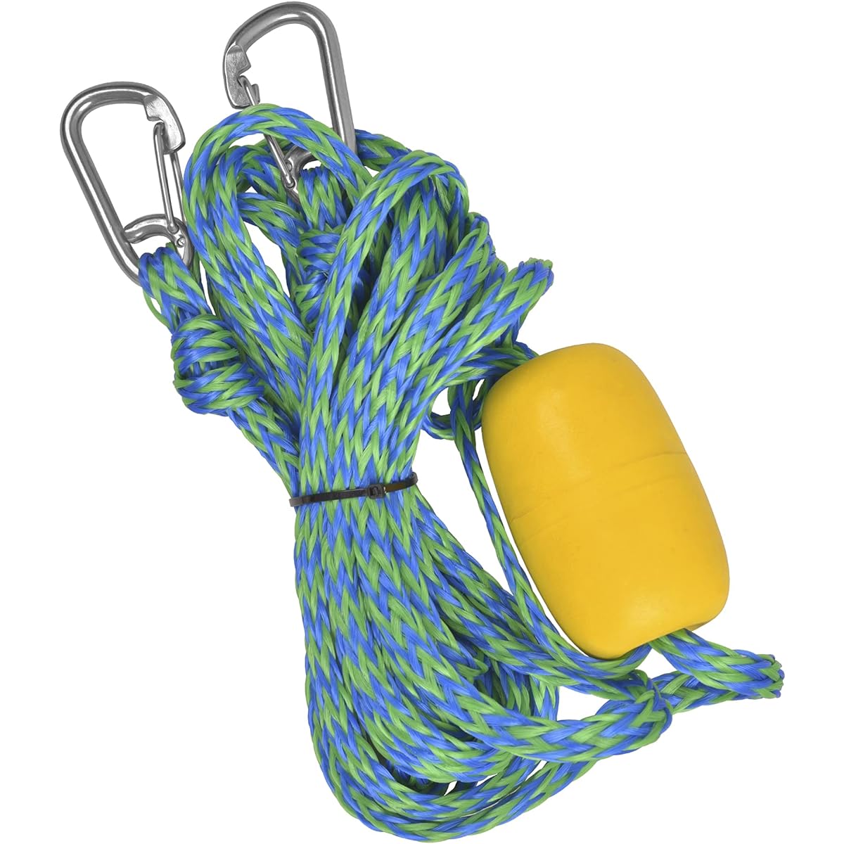 SHADDOCK Tow Rope, Dock Line, Mooring Rope, for Boat Fishing, Buoy Included, Carabiner Included, Kayak, Troll Fishing, Line Width 10mm, Length 6m, Ultra Lightweight, High Visibility