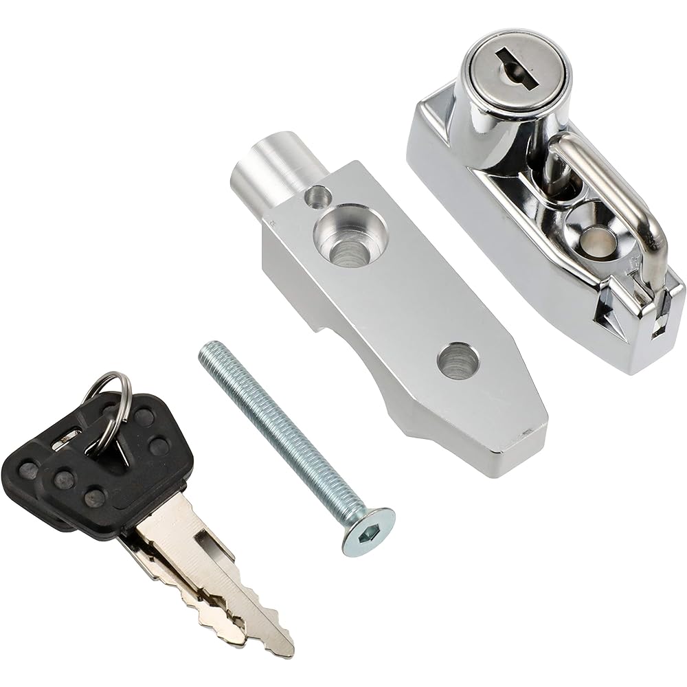 KITACO Helmet Holder with Mirror Holder Silver Monkey 125 (JB02/JB03) Grom (JC61/JC92) CT125 Hunter Cub (JA55/JA65) 564-0501110