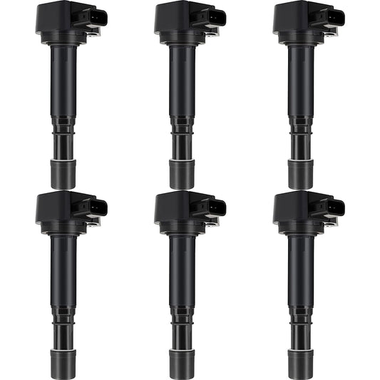 Scitoo Pack of 6 New Ignition Coils for 2003 2004 2005 Honda Pilot Acura MDX 3.5L V6 UF400 UF512 C1460 5 C1451 5 C1016 5 C1633 C1576 30520PDKA01 30520PGKA01 610-58597 610-5866 7